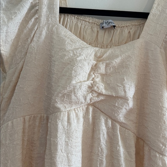 Polagram Cream Midi Dress - Picture 2 of 5